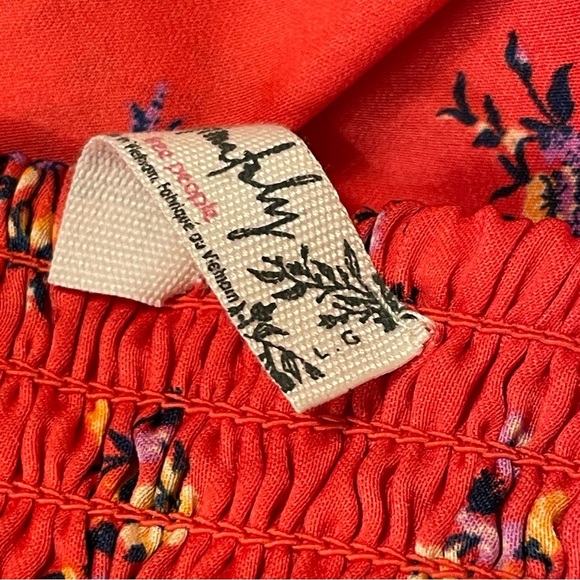 INTIMATELY by FREE PEOPLE Out and About Maxi Slip in Red Combo - Picture 7 of 10